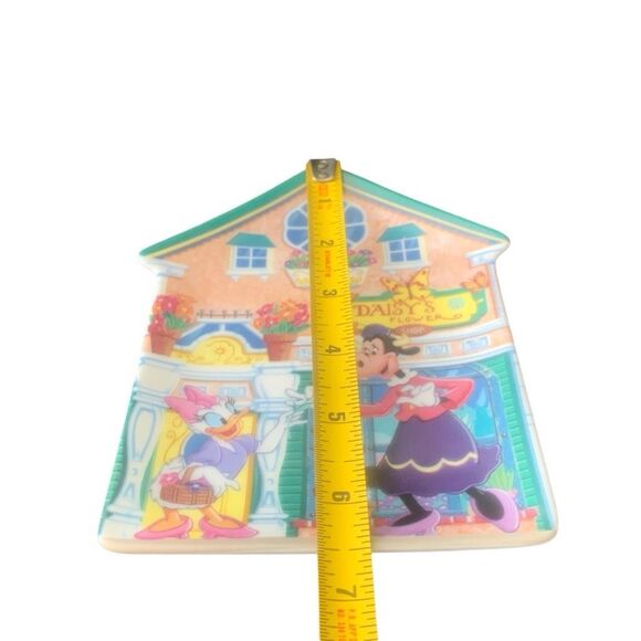 Vintage Disney Retired Daisy’s Flower Shop Mickey’s Village House Plaque - Picture 6 of 6